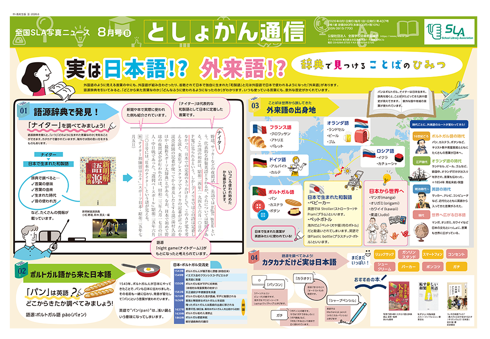 ８月号中・高校生B版　実は日本語!?外来語!?―辞典で見つけることばのひみつ