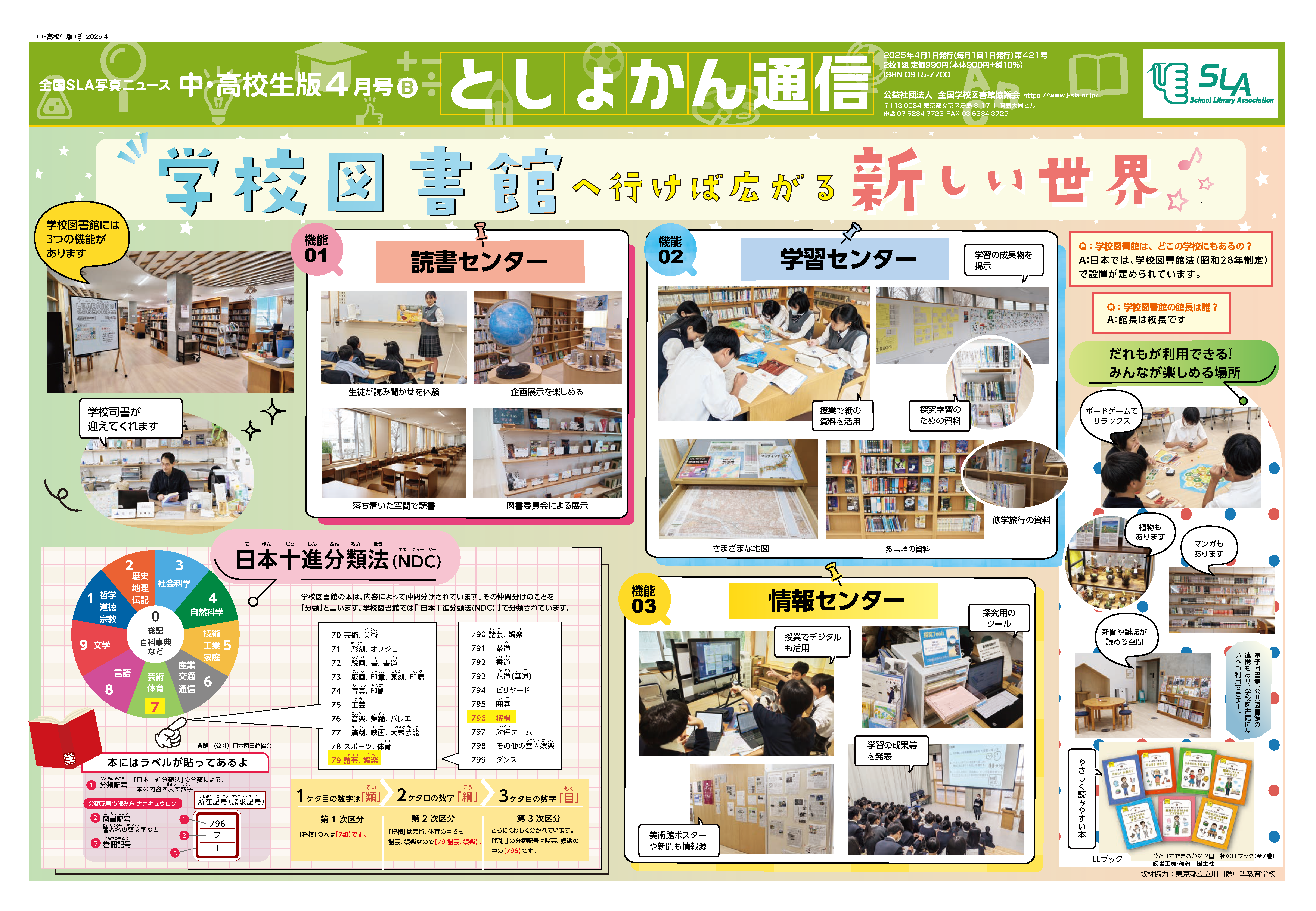 今月のとしょかん通信